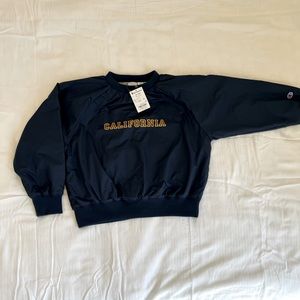 Champion Navy Cropped Pullover With California Graphic Size M
